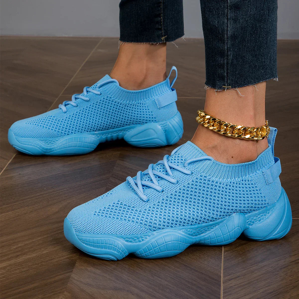 Damen Sneaker Bequem Komfortschuhe