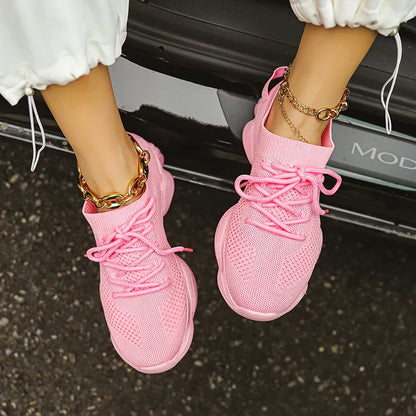Damen Sneaker Bequem Komfortschuhe