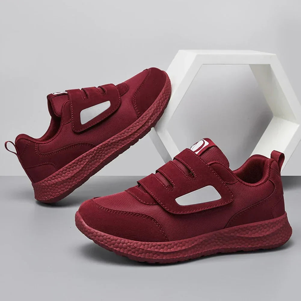 Damen Orthopädische Schuhe Bequem Klettverschluss Breite Passform - Norvielle