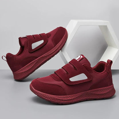 Damen Orthopädische Schuhe Bequem Klettverschluss Breite Passform - Norvielle