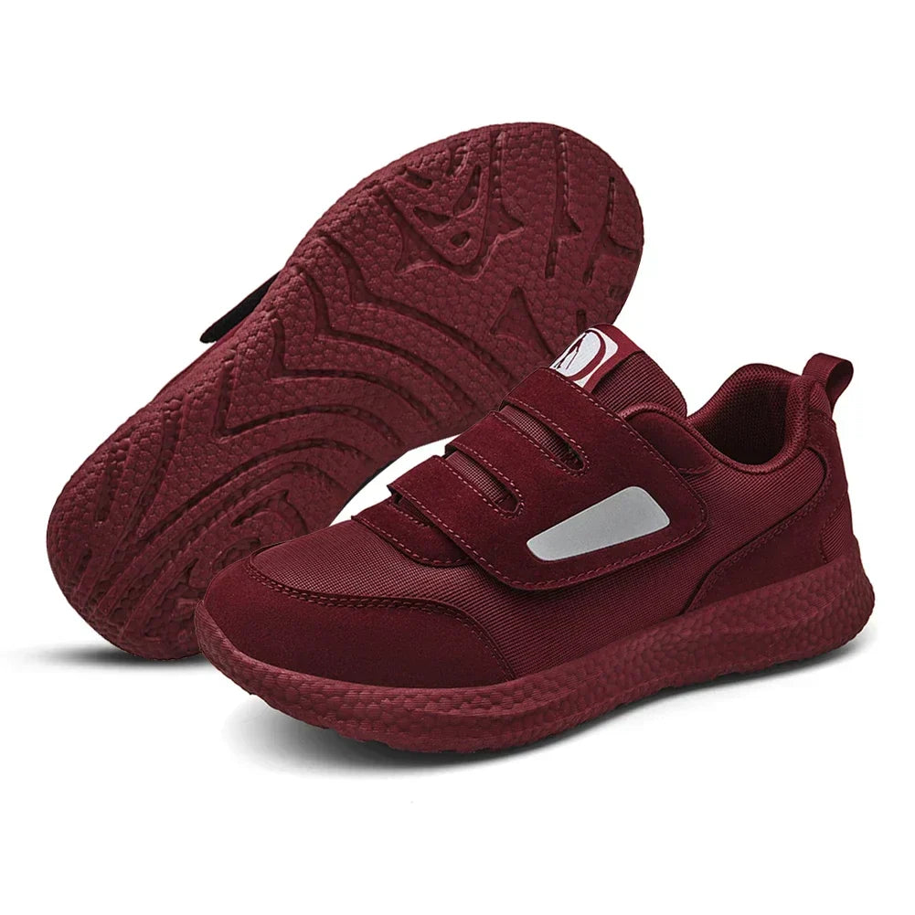 Damen Orthopädische Schuhe Bequem Klettverschluss Breite Passform