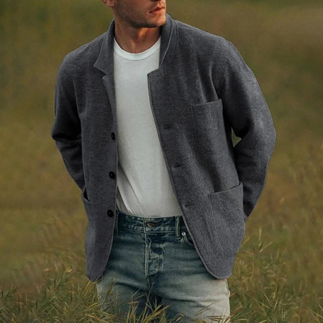 Herren Herbstjacke Warm Baumwolle