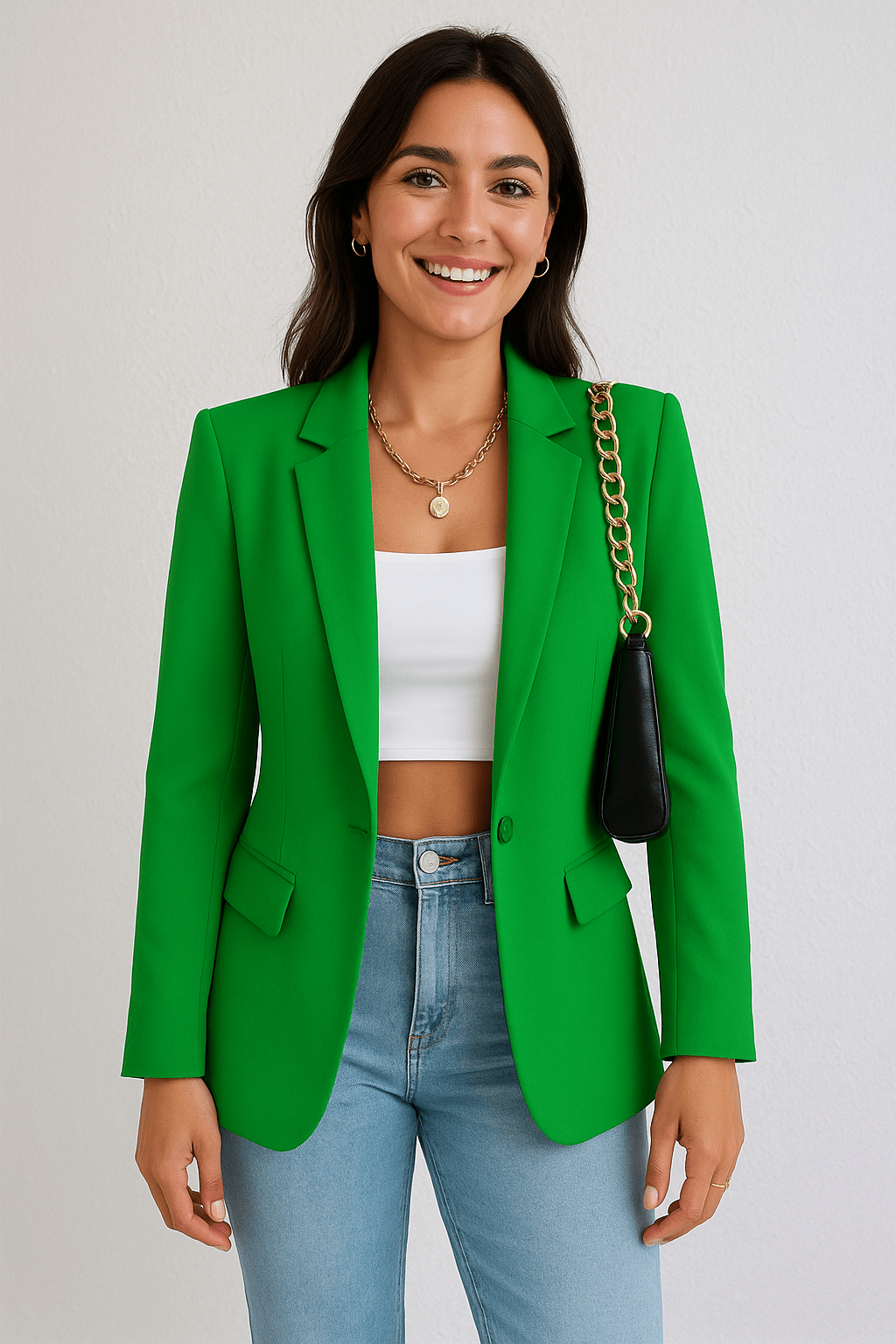 Damen Blazer Klassisch Büro