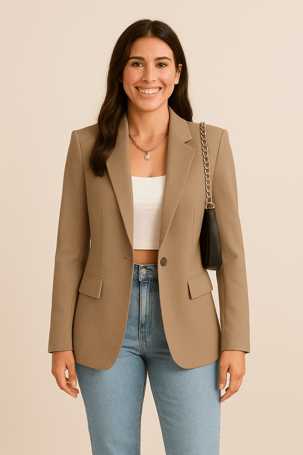 Damen Blazer Klassisch Büro