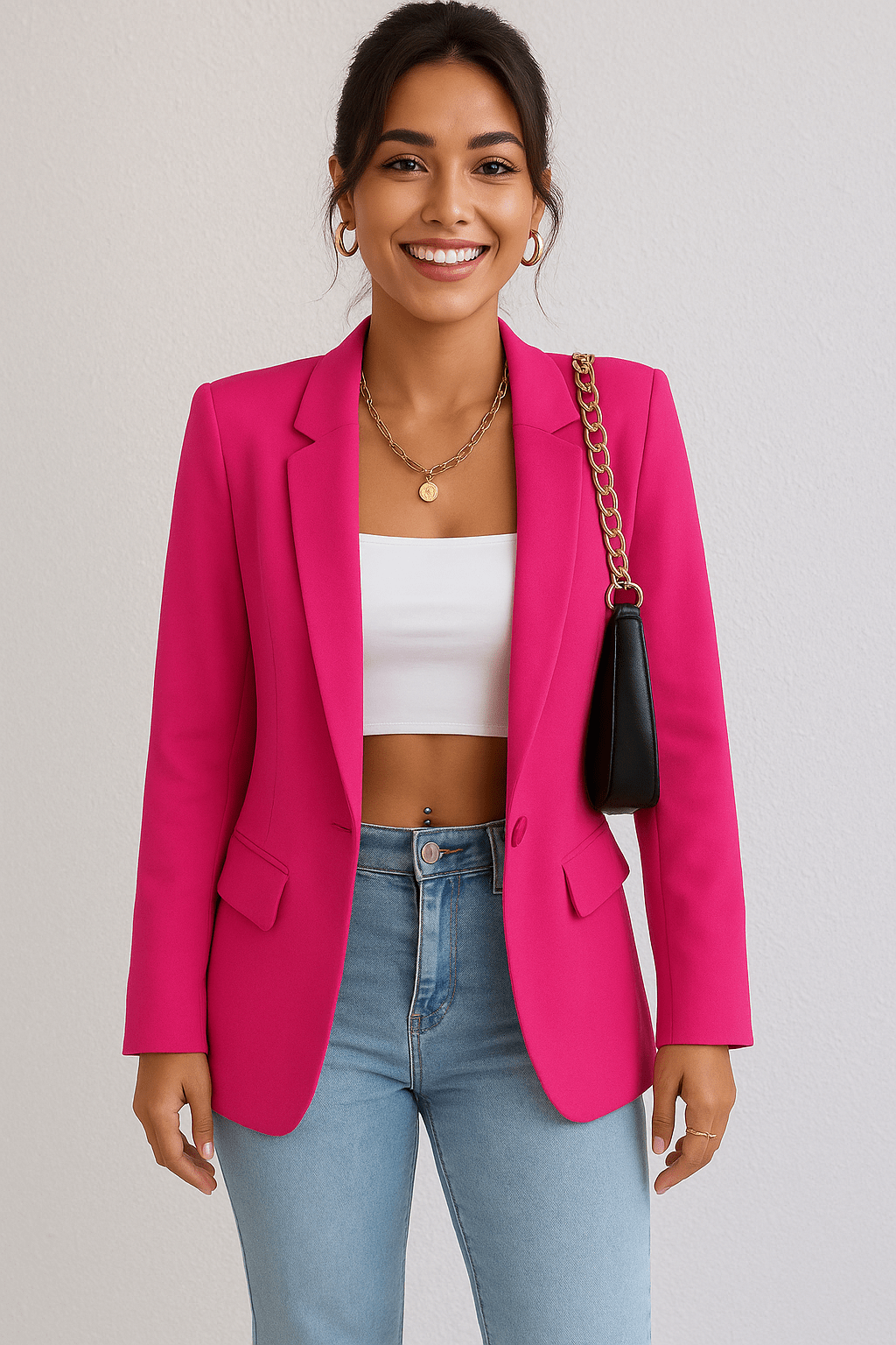 Damen Blazer Klassisch Büro