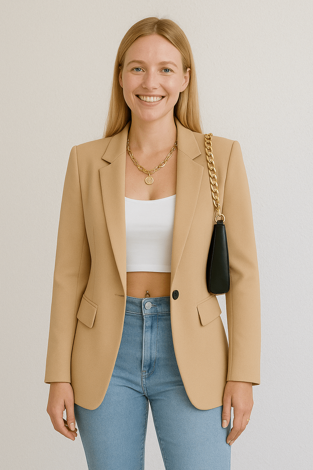 Damen Blazer Klassisch Büro