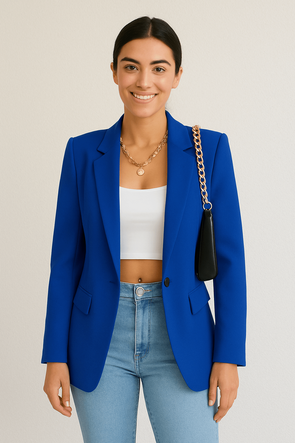 Damen Blazer Klassisch Büro