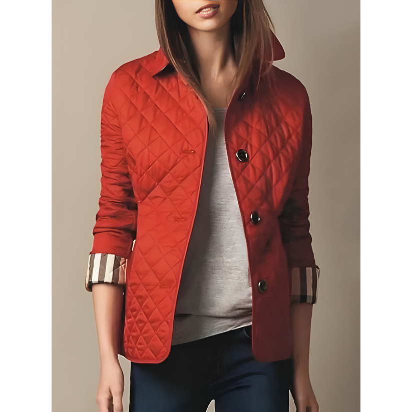 Damen Wattierte Daunenjacke Warm
