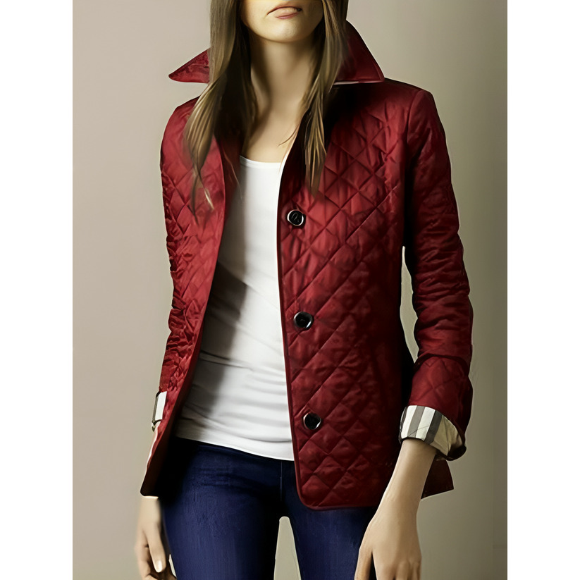 Damen Wattierte Daunenjacke Warm