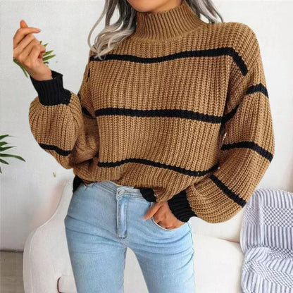 Damen Pullover Baumwolle Elegant Weich