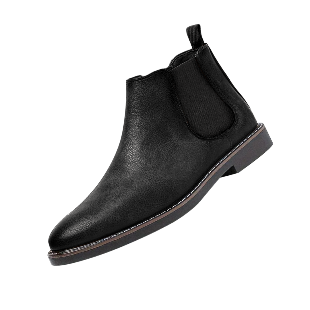 Herren Chelsea Boots Leder Komfortabel