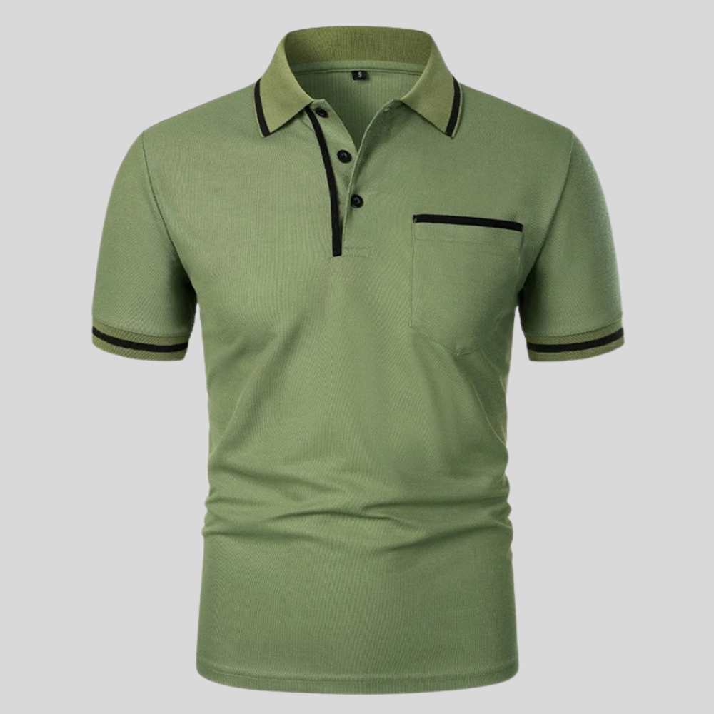 Herren Poloshirt Slim Fit Kurzarm Klassisch