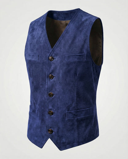 Herren Weste Slim Fit Modern