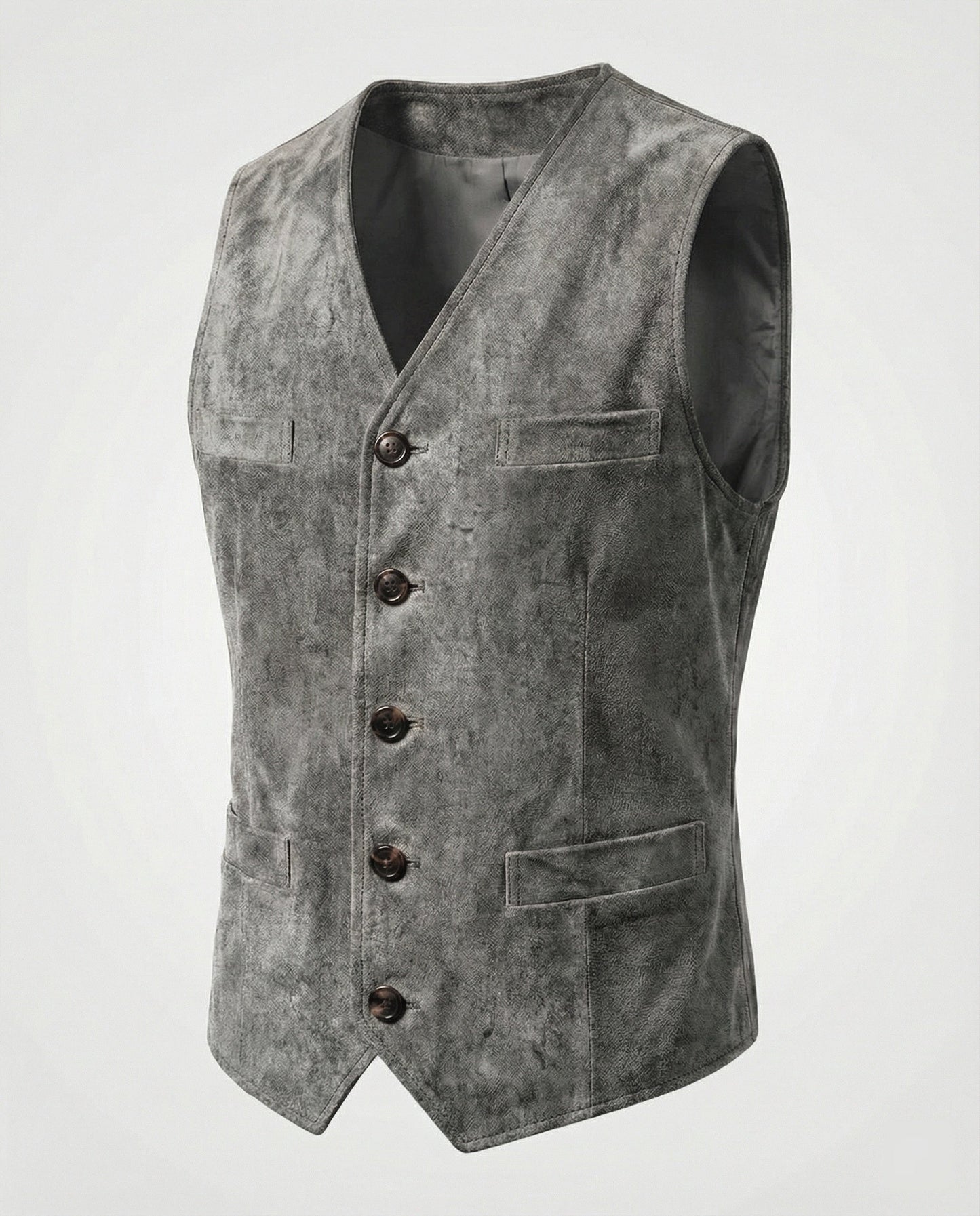 Herren Weste Slim Fit Modern