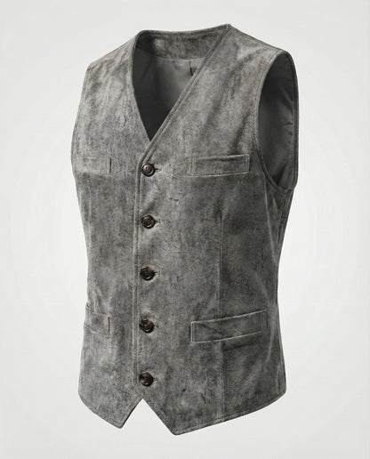 Herren Weste Slim Fit Modern