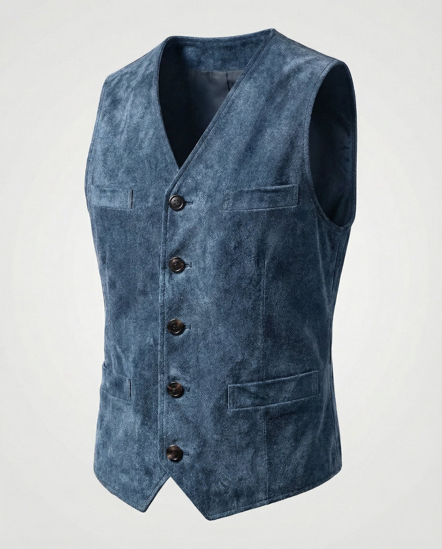 Herren Weste Slim Fit Modern