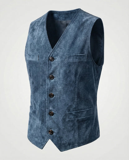 Herren Weste Slim Fit Modern