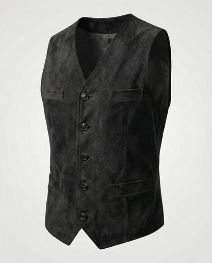 Herren Weste Slim Fit Modern