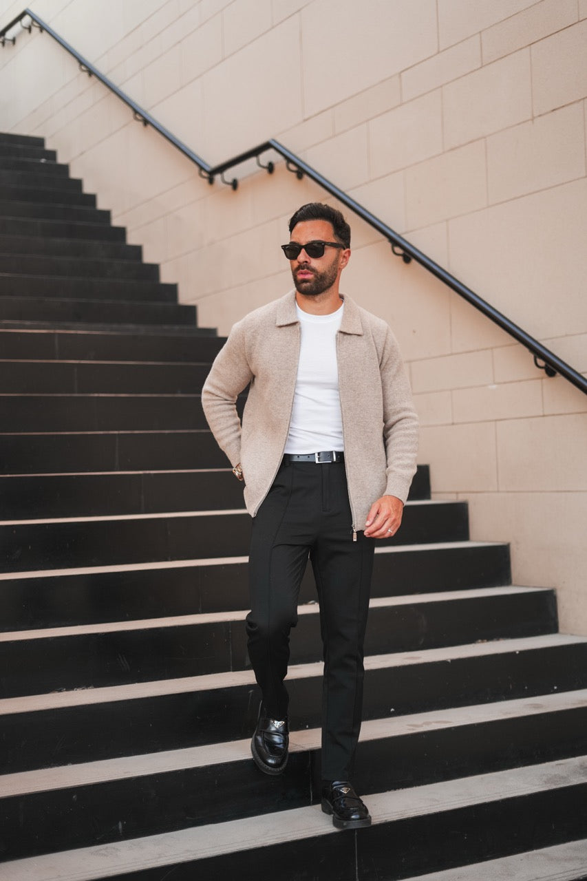 Herren Kaschmir Strickjacke Weich Elegant