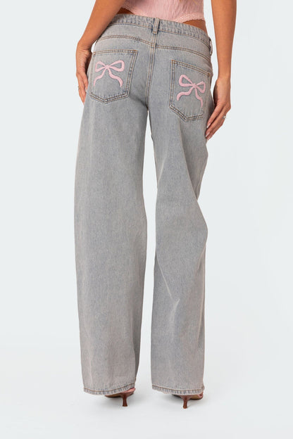 Damen Jeans Slim Fit Stylisch Blau