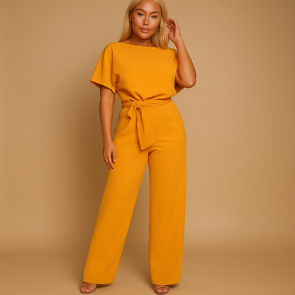 Damen Overalls Schnürung Baumwolle