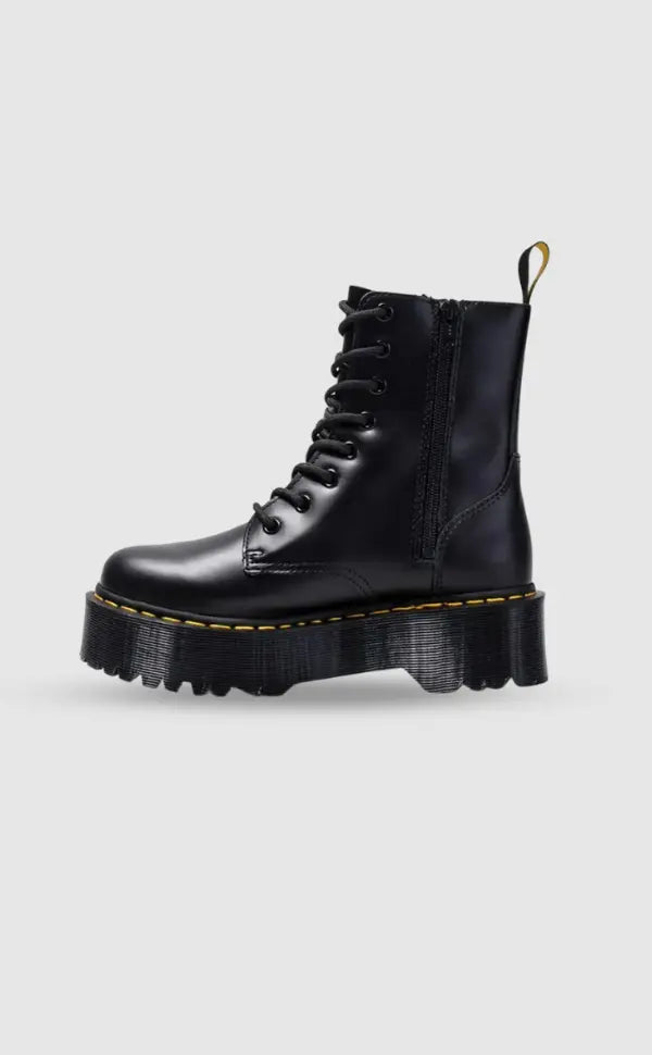 Damen Plateaustiefel Leder Elegant Hoch - Norvielle
