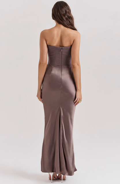Damen Langkleid Hochzeitsgäste Formal Bodycon