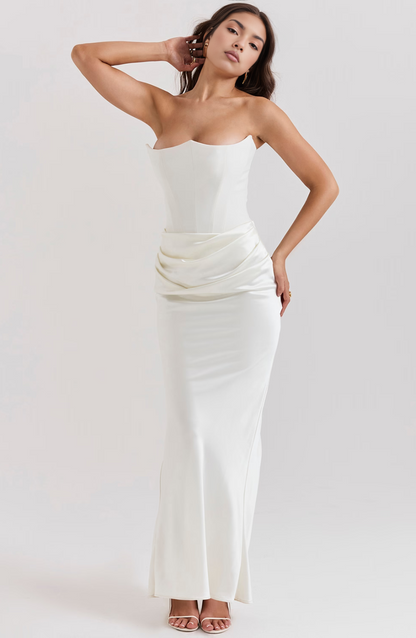 Damen Langkleid Hochzeitsgäste Formal Bodycon