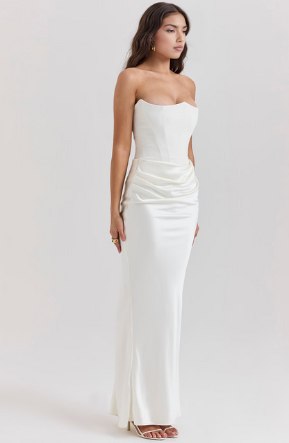 Damen Langkleid Hochzeitsgäste Formal Bodycon