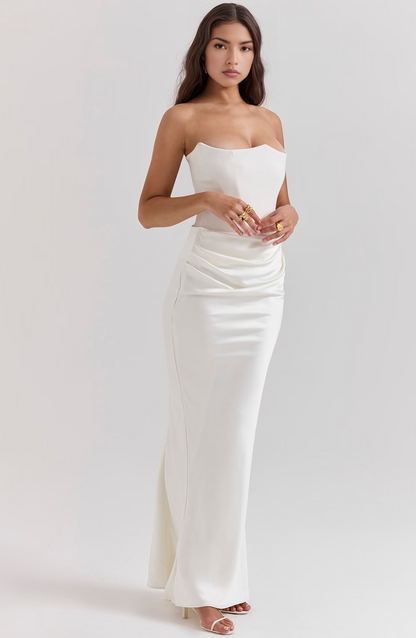 Damen Langkleid Hochzeitsgäste Formal Bodycon