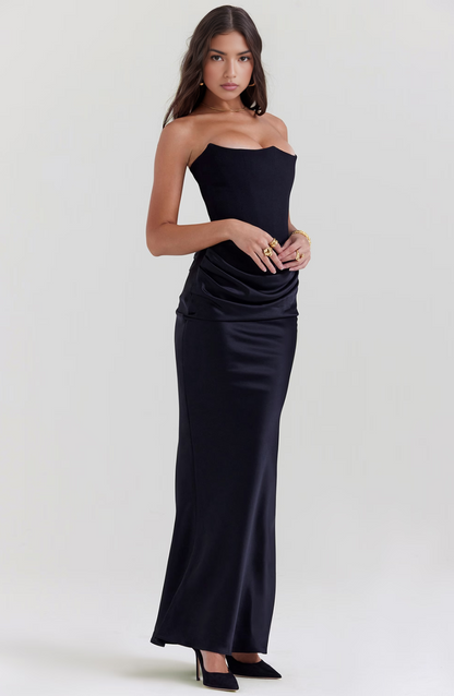Damen Langkleid Hochzeitsgäste Formal Bodycon