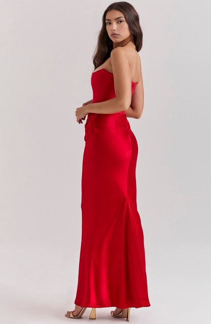 Damen Langkleid Hochzeitsgäste Formal Bodycon