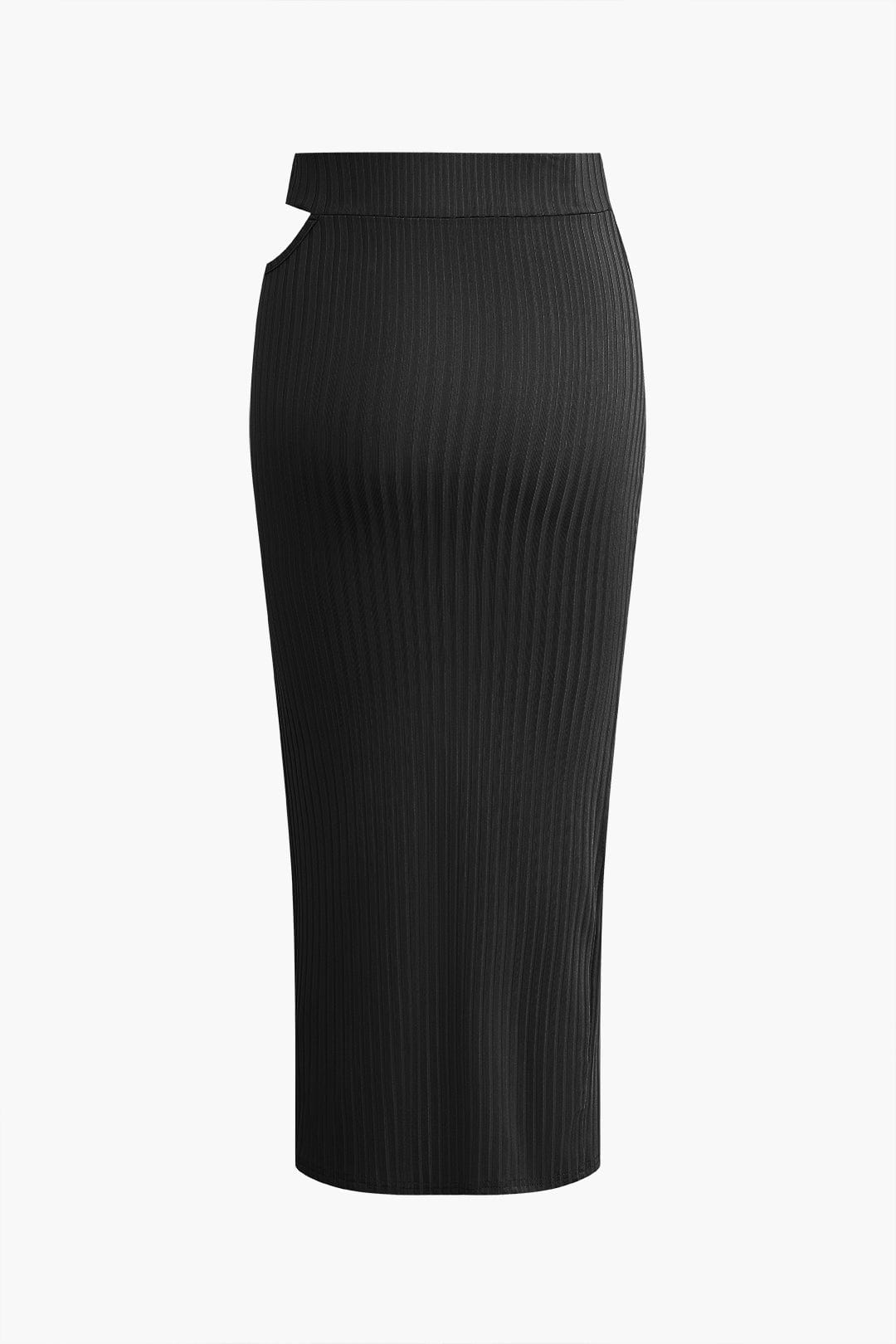 Damen Zweiteiler-Set Asymmetrisch Cut-Out-Details Trendy