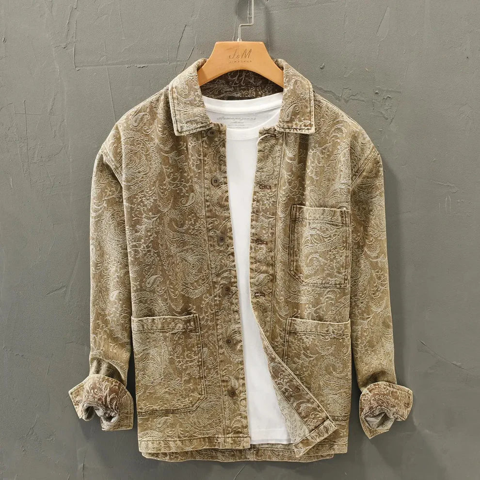 Herren Lederjacke Klassisch Vintage Style