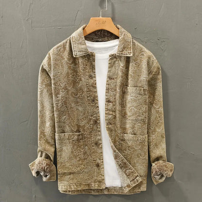 Herren Lederjacke Klassisch Vintage Style