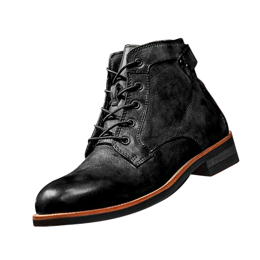 Herren Lederstiefel Klassisch Braun - Norvielle