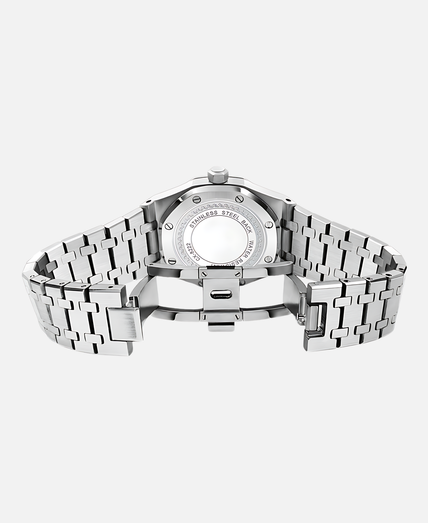 Herren Armbanduhr Edelstahl 41mm Elegant es Lederband