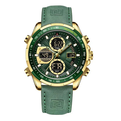 Herren Edelstahl Armbanduhr Marine Chrono
