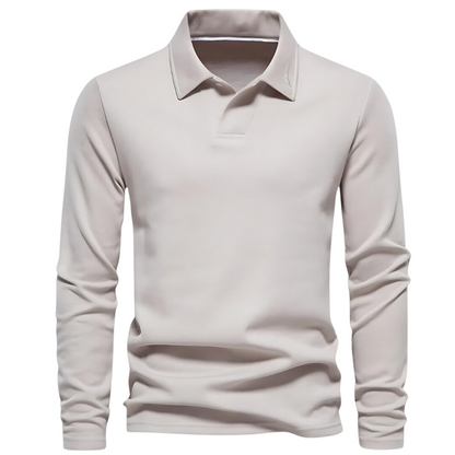Herren Langarm Poloshirt Klassisch