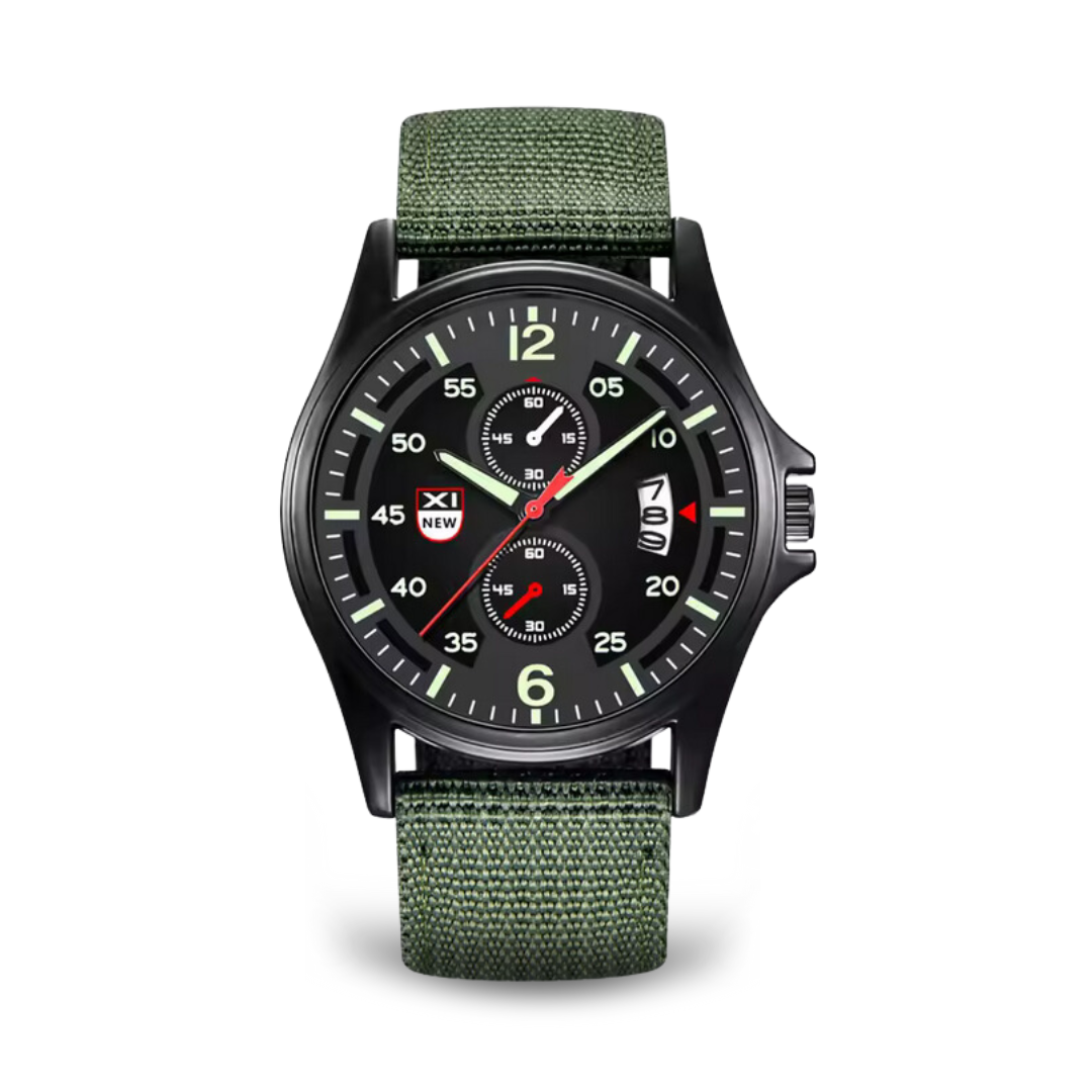 Herren Quarz Uhr Militärstil