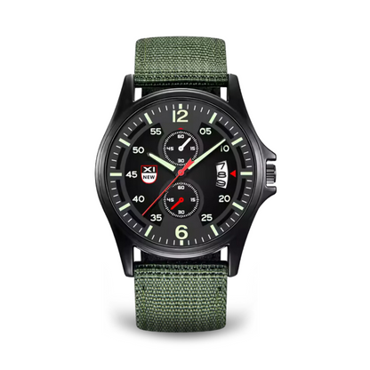 Herren Quarz Uhr Militärstil