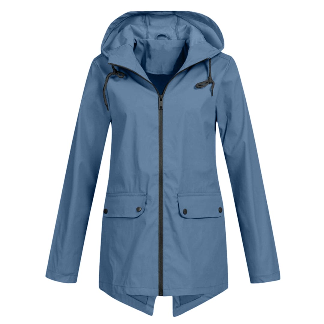 Damen Winterjacke mit Kapuze und Reißverschluss