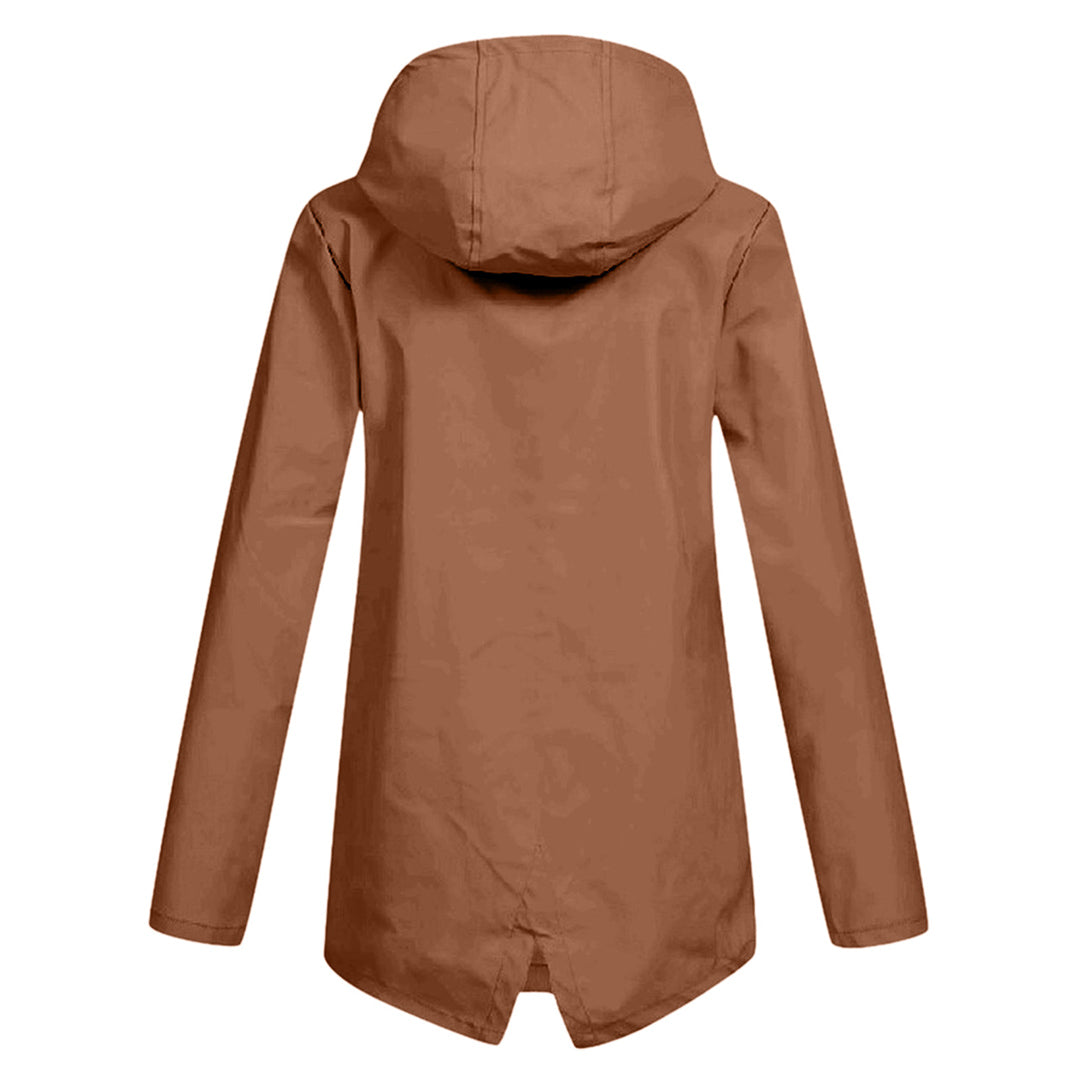 Wasserdichte Herren Winterjacke Mit Kapuze Schwarz - Norvielle