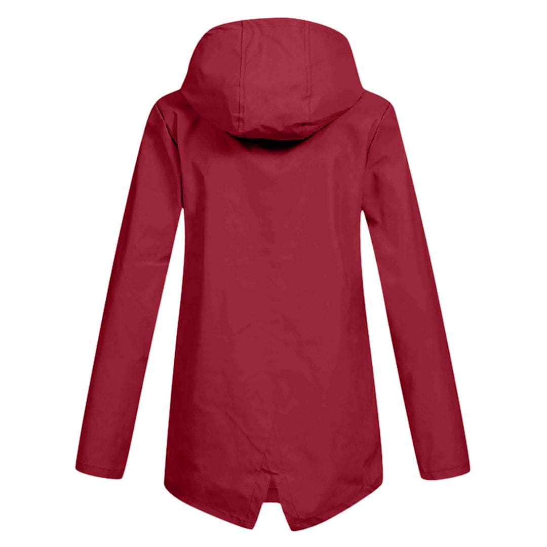 Damen Winterjacke mit Kapuze und Reißverschluss