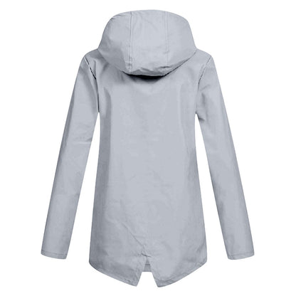 Damen Winterjacke Warm mit Kapuze und Reißverschluss