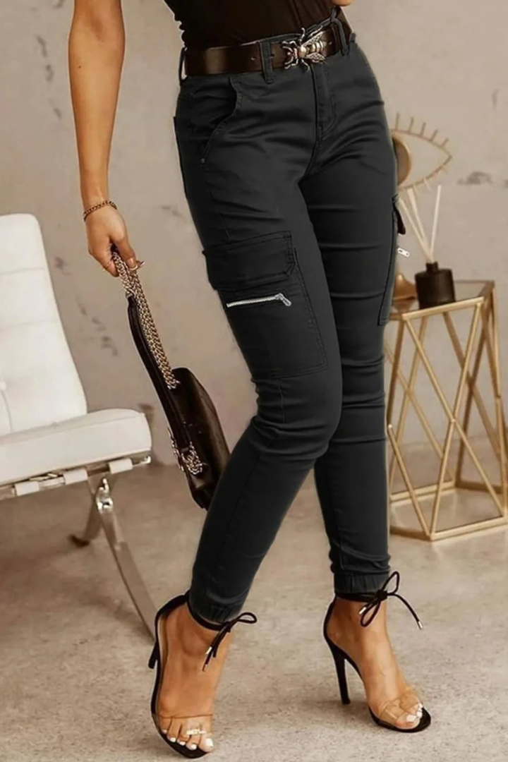 Damen Cargo-Hose Modern Bequem