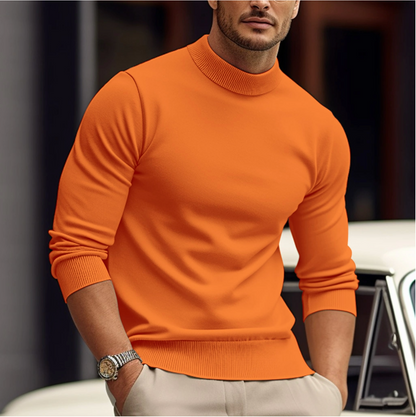 Herren Pullover Weiches Baumwollgemisch Modern Stilvoll