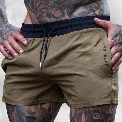 Herren Fitness Shorts Atmungsaktives Mesh Sport
