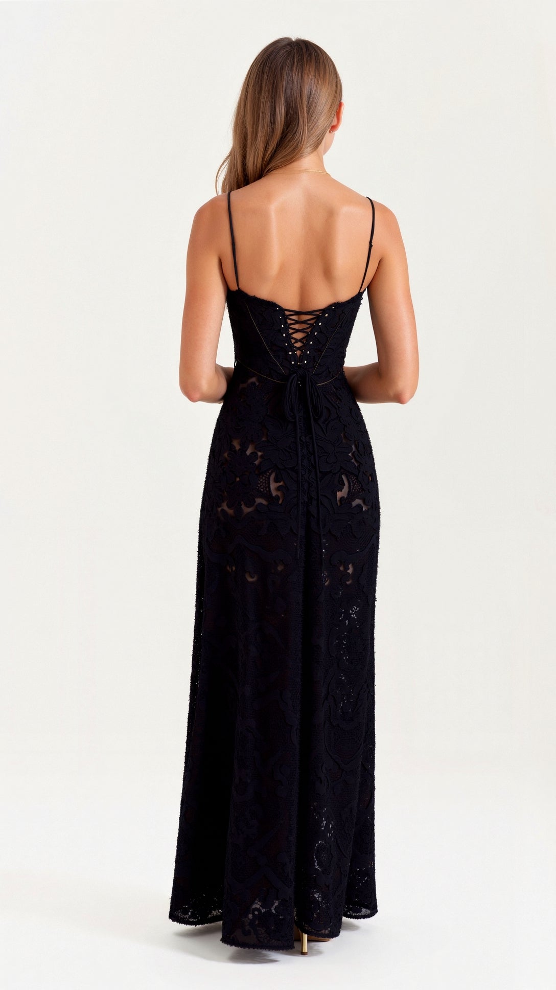 Damen Hochzeitsmaxikleid Elegant Lang