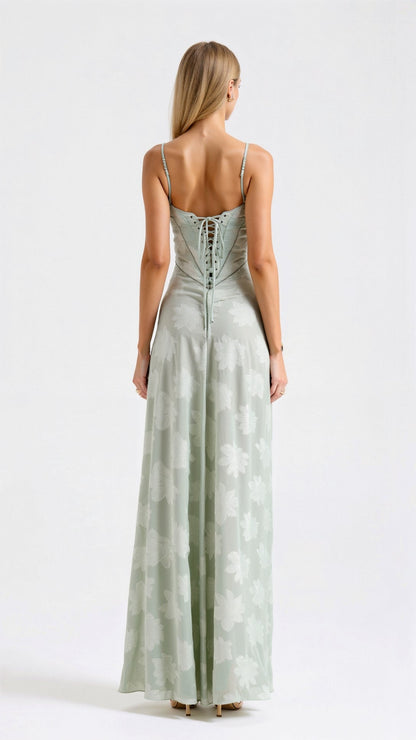 Damen Hochzeitsmaxikleid Elegant Lang